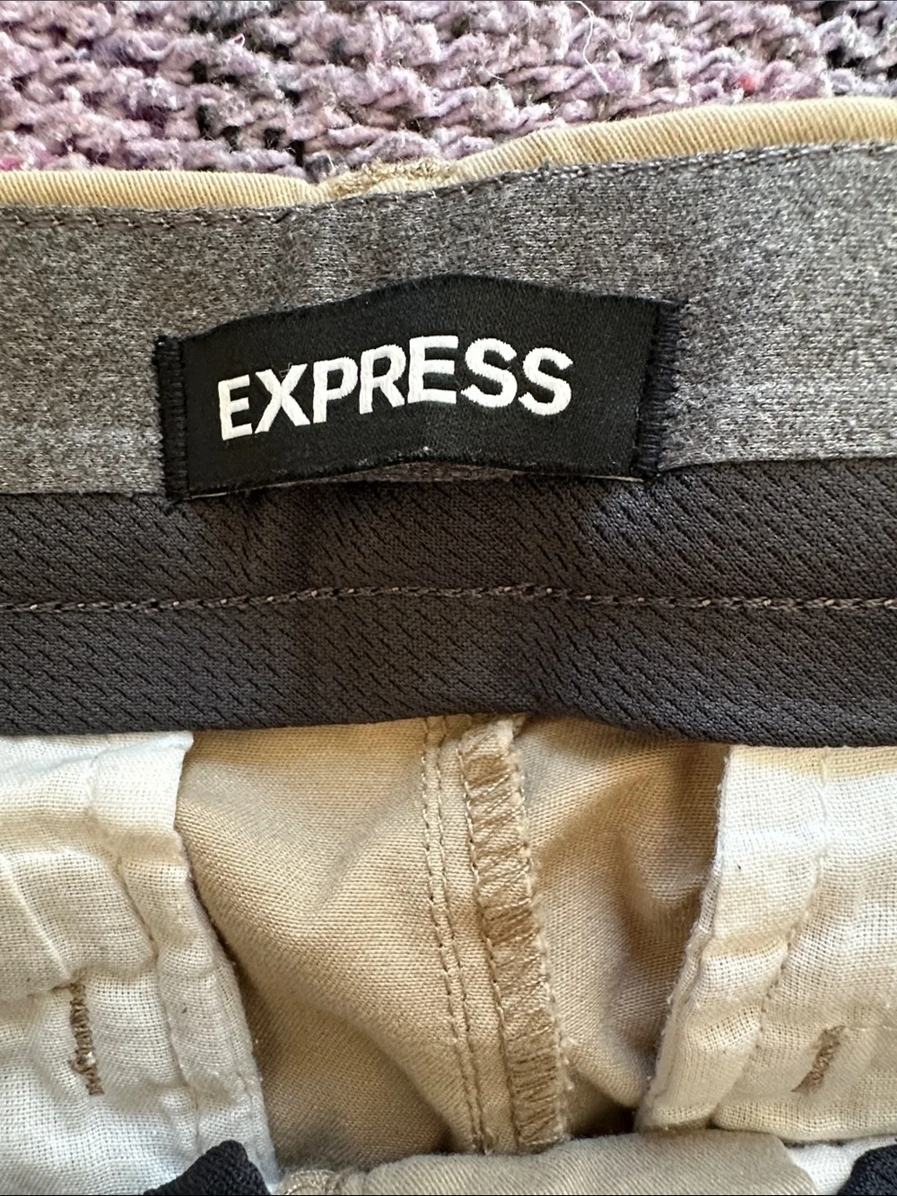 Express Men's Skinny Chinos in Beige
